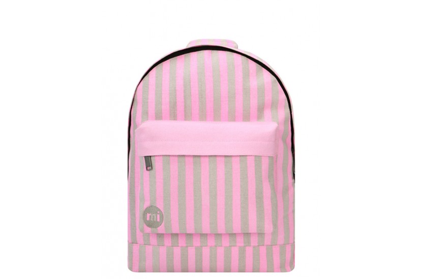 Σακίδιο πλάτης Mi-Pac Seaside Stripe Pink / Sand Backpack σε Ρόζ χρώμα